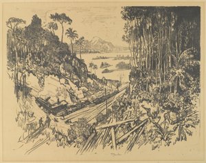 De jungle, 1912 door Joseph Pennell