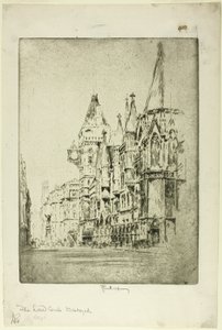 Het gerechtshof door Joseph Pennell