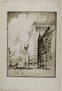 De Leeuw, Chicago door Joseph Pennell