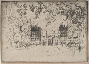 De Marble Arch door Joseph Pennell