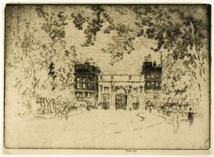 De Marmeren Boog door Joseph Pennell