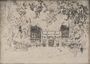 De Marble Arch, 1905 door Joseph Pennell