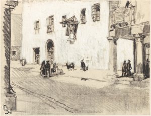 De Kloosters van Alcalá door Joseph Pennell