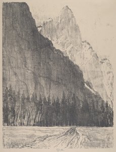 De schildwacht door Joseph Pennell