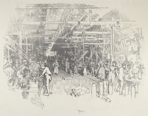 De Granatenfabriek door Joseph Pennell