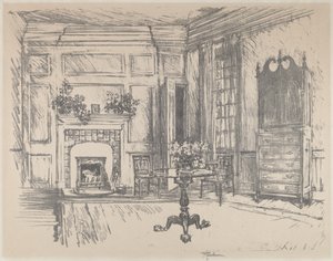 De Bovenkamer, Stenton door Joseph Pennell