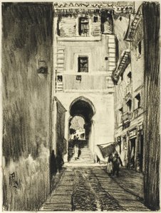 Toledo door Joseph Pennell