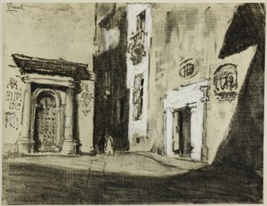 Straten van Toledo door Joseph Pennell
