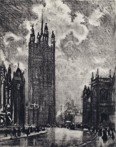 Victoria Tower door Joseph Pennell