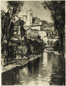We passeerden...de Parral door Joseph Pennell