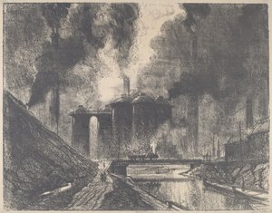 Werk Kastelen, Wolverhampton door Joseph Pennell