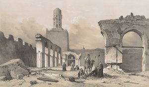 Moskee el Hakem, in Caïro, 1843