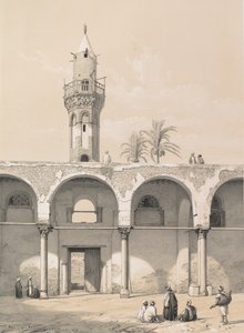 Moskee van Amrou, in Caïro, 1843