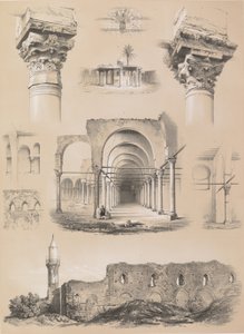 Details, moskee van Amrou, in Caïro, 1843