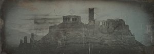 Westelijke Toegang tot de Akropolis, Athene, 1842 door Joseph Philibert Girault De Prangey