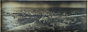 Jeruzalem: panoramisch uitzicht door Joseph Philibert Girault De Prangey