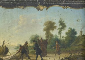 Allegorie van de vrije liefde door Joseph Pierre Vianey