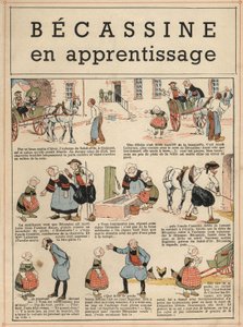 Becassine in opleiding door Joseph Porphyre Pinchon