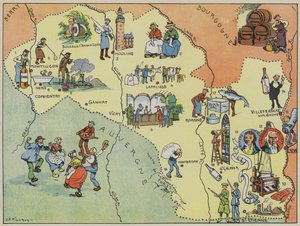 Bourbonnais-Lyonnais door Joseph Porphyre Pinchon