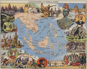 Indochine et Insulinde (kleur litho)