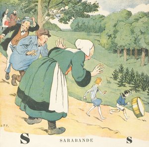 S: Sarabande door Joseph Porphyre Pinchon