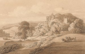 Kasteel Dunster, Somerset door Joseph Powell