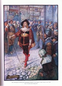 De markies zag er zo knap, groot en ernstig uit, dat iedereen vol droevige verbazing was door Joseph Ratcliffe Skelton