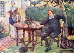 Op Prue, Zijn Dienstmeid door Robert Herrick door Joseph Ratcliffe Skelton