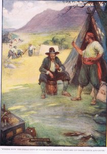 Waar de grote stad Kaapstad staat, zetten ze hun tenten en hutten op door Joseph Ratcliffe Skelton