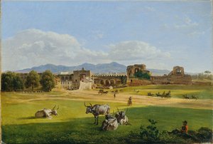 De Porta San Giovanni richting Frascati door Joseph Rebell