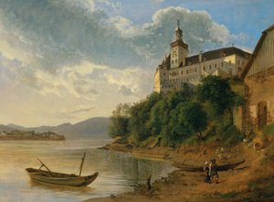 Kasteel Persenbeug naar het Noordwesten