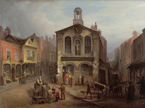 De oude Moot Hall, Leeds, ca. 1825