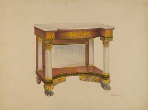 Console tafel door Joseph Rothenberg