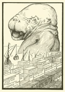 Het dier dat uit de zee kwam