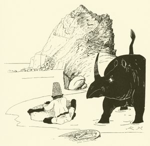 De Parsee begint zijn cake te eten door Joseph Rudyard (after) Kipling