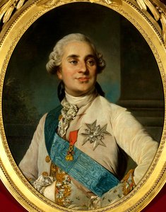 Portret van Lodewijk XVI (1754 - 1793), koning van Frankrijk.