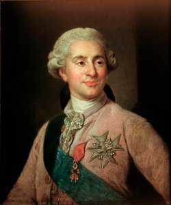 Portret van koning Lodewijk XVI van Frankrijk met de insignes van de Orde van het Gulden Vlies