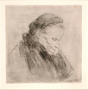 Slapende vrouw door Joseph Stella