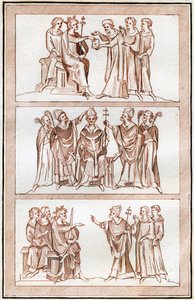 Het leven van Thomas Becket, 1801 door Joseph Strutt