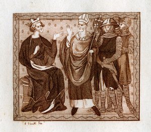 Het leven van Thomas Becket, 1801 door Joseph Strutt