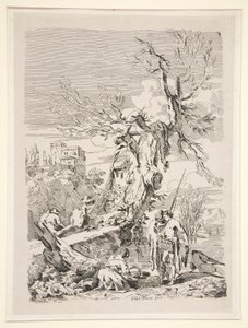 De terugkeer van de visvangst door Claude Joseph Vernet