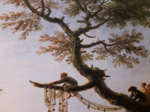 Uitzicht op een haven in de ochtend (Ochtend)


 (detail).