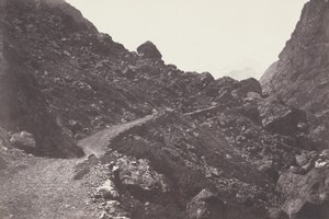 Saint-Sauveur. Pad naar chaos leidend naar Gavarnie