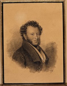Portret van de schrijver Alexander Poesjkin