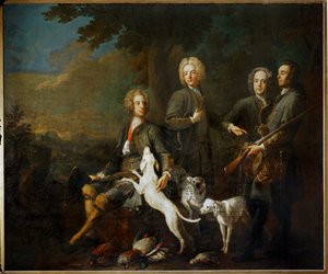 Prins-keizer Karl (schilderij op doek) door Joseph Vivien