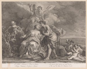 Bacchus en Ariadne op het eiland Naxos