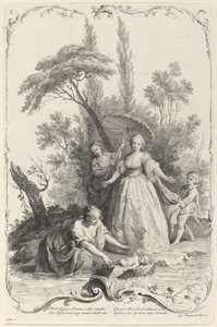 Het vinden van Mozes door Joseph Wagner