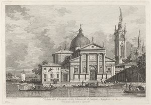 Veduta del Prospetto della Chiesa di S. Giorgio Maggiore, 1742