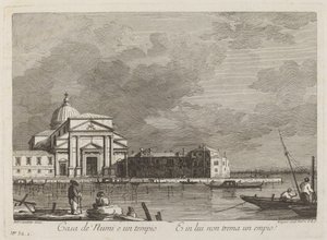 Huis van de Goden door Joseph Wagner after Canaletto