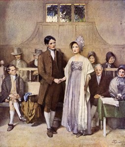 Een Quaker Bruiloft, Liefde en Loyaliteit door Joseph Walter West